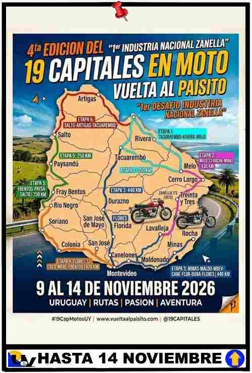 19 Capitales-URUGUAY 19 Capitales-URUGUAY